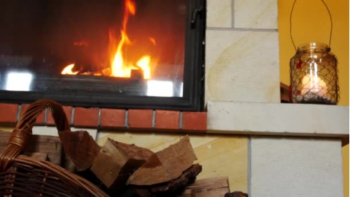 Плетённые корзины для дров