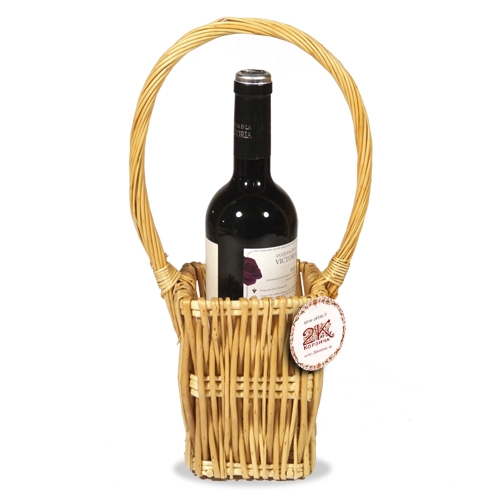 Купить Корзина плетеная для вина - Плетеные корзины для дома и дачи, Корзины из ивовая лоза, цвет натуральный фото VB13-1 PCS