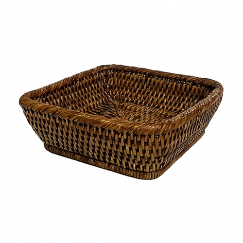 Купить Плетеная корзина для хранения из ротанг, цвет коричневый BATH-5 Br