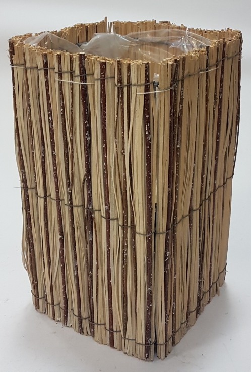 Купить Кашпо плетеное  - Плетеные корзины для флористики, Корзины из лоза, полиэтилен, цвет натуральный фото YF175451 PC
